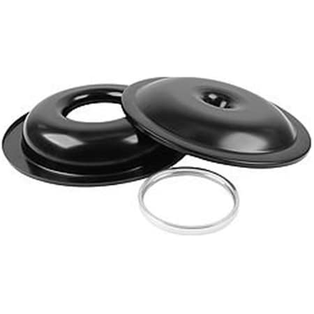 Allstar Performance 14 in. Lightweight Air Cleaner Kit No Element 0.5 in. Spacer; Black ALL25901